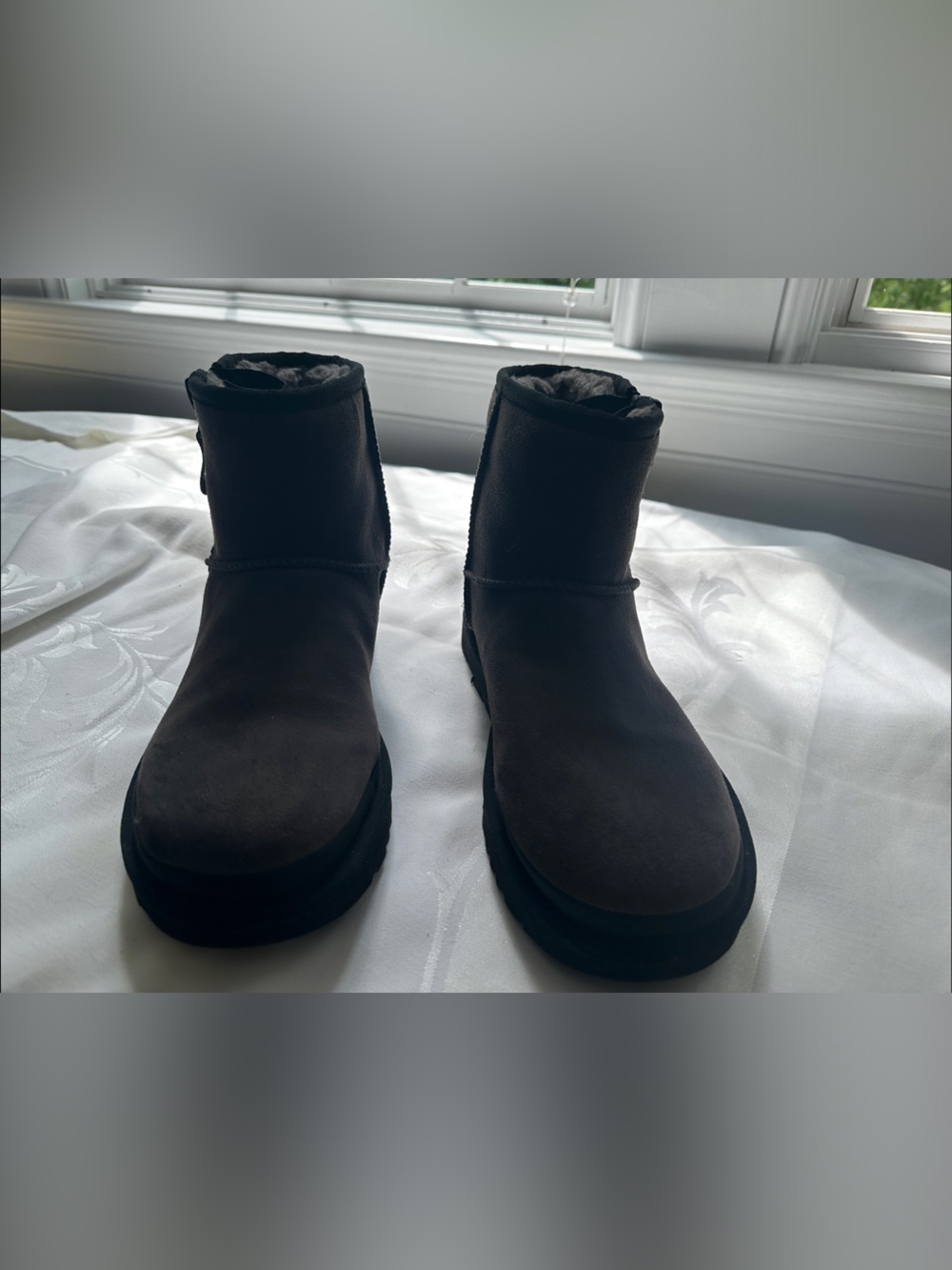 UGG Short Classic Boots in Dark Brown